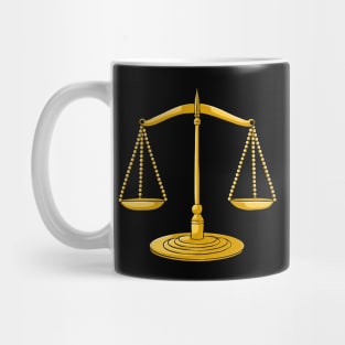 Legal Scale Scales Of Justice Law Lawyer Mug